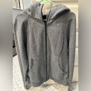 Gray Lululemon zip up hoodie